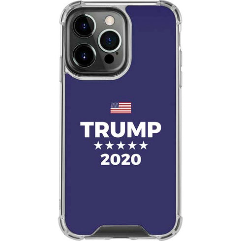 Trump 2020 Blue iPhone 16 Pro Max Clear Case